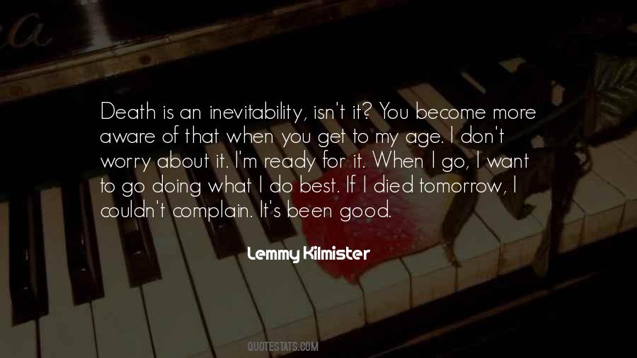 Kilmister Lemmy Quotes #926659