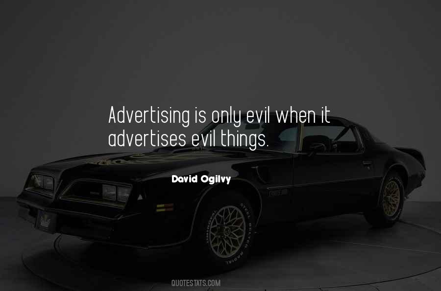 Evil Things Quotes #125818