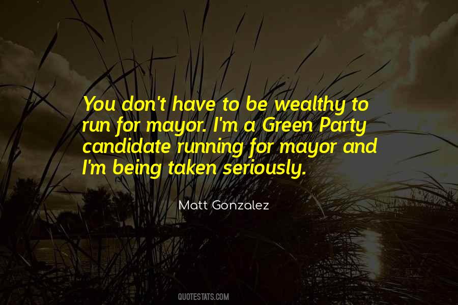 Being Mayor Quotes #917062