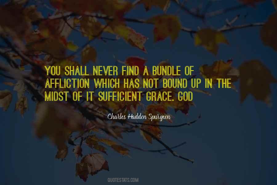 The Grace Is Sufficient For Us Quotes #534517