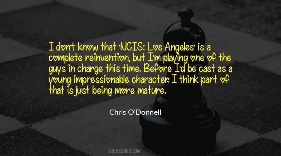 Chris O'brien Quotes #1496257