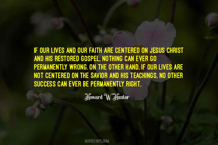 Christ Centered Quotes #178975