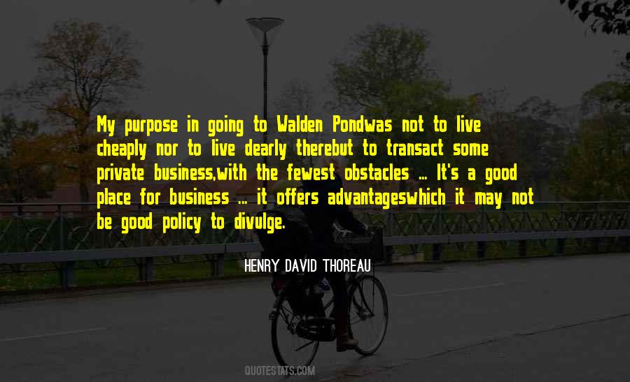 Henry David Thoreau Walden Pond Quotes #1347271