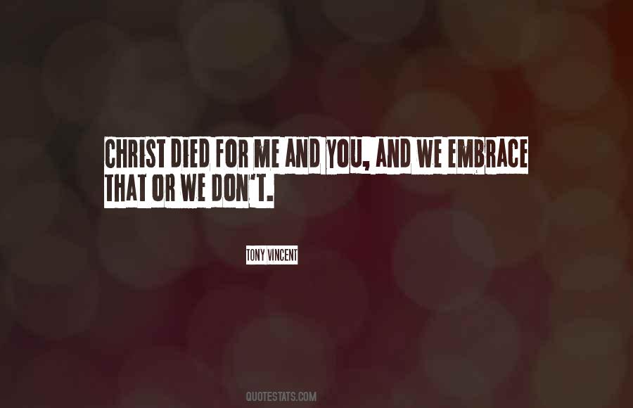 Christ Died For Us Quotes #194211