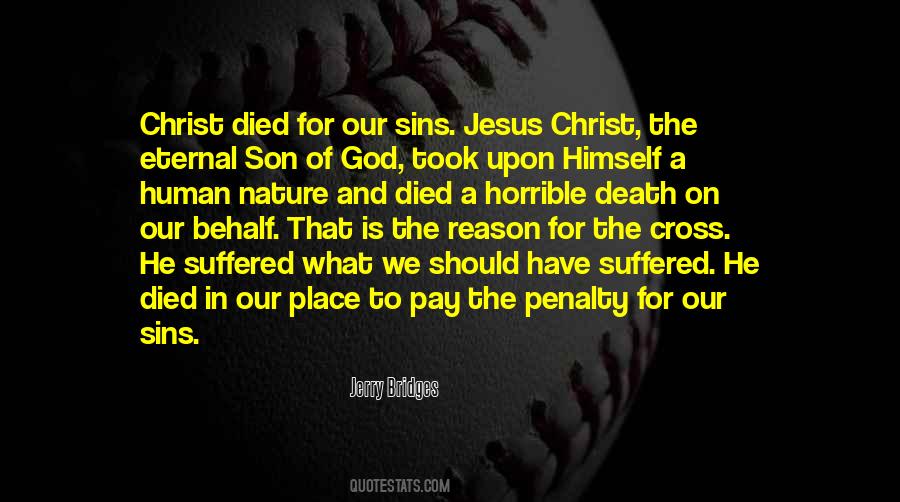 Christ Died For Us Quotes #461310