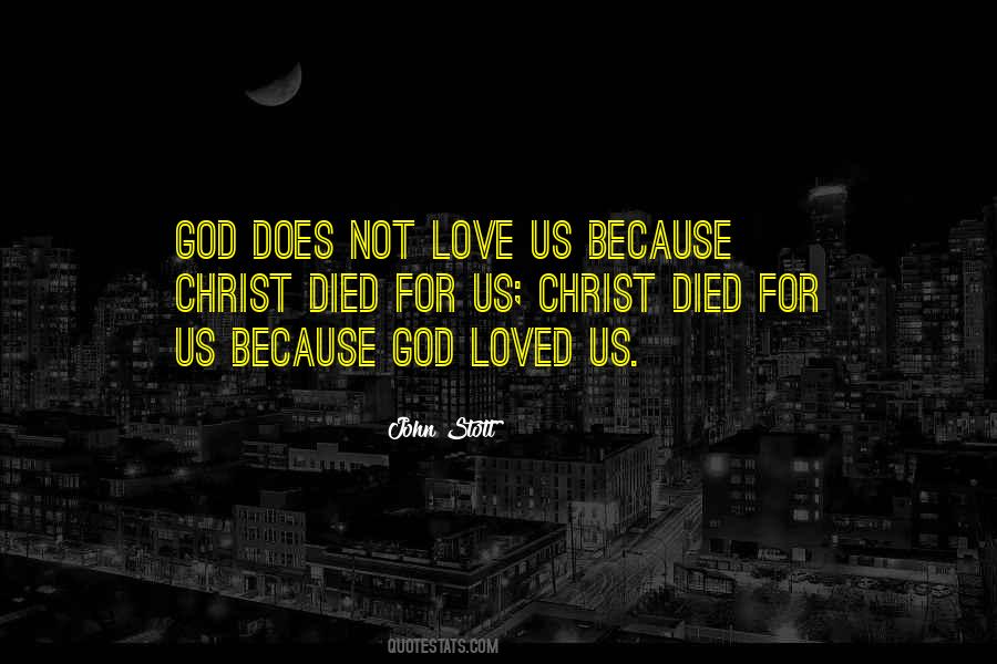 Christ Died For Us Quotes #488676
