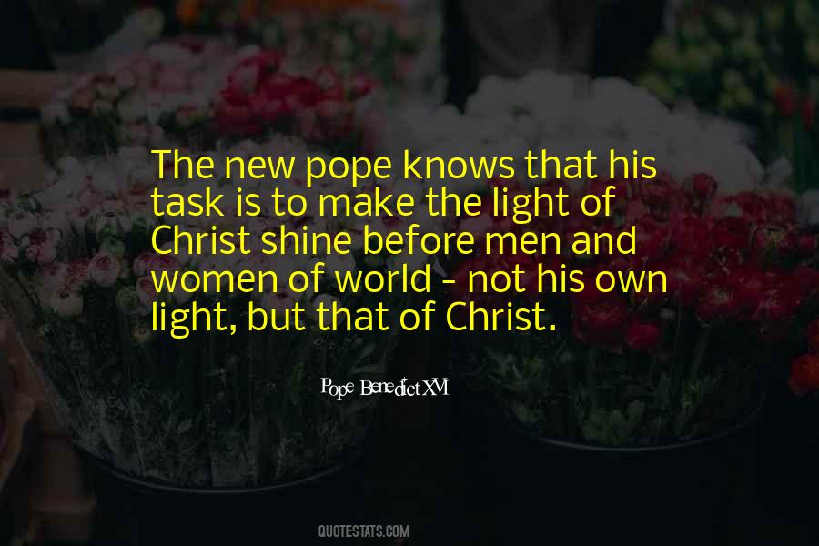 Christ Is The Light Quotes #1440615