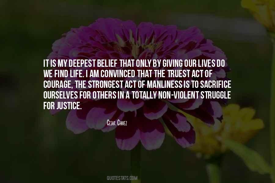 Sacrifice Our Lives Quotes #1586709