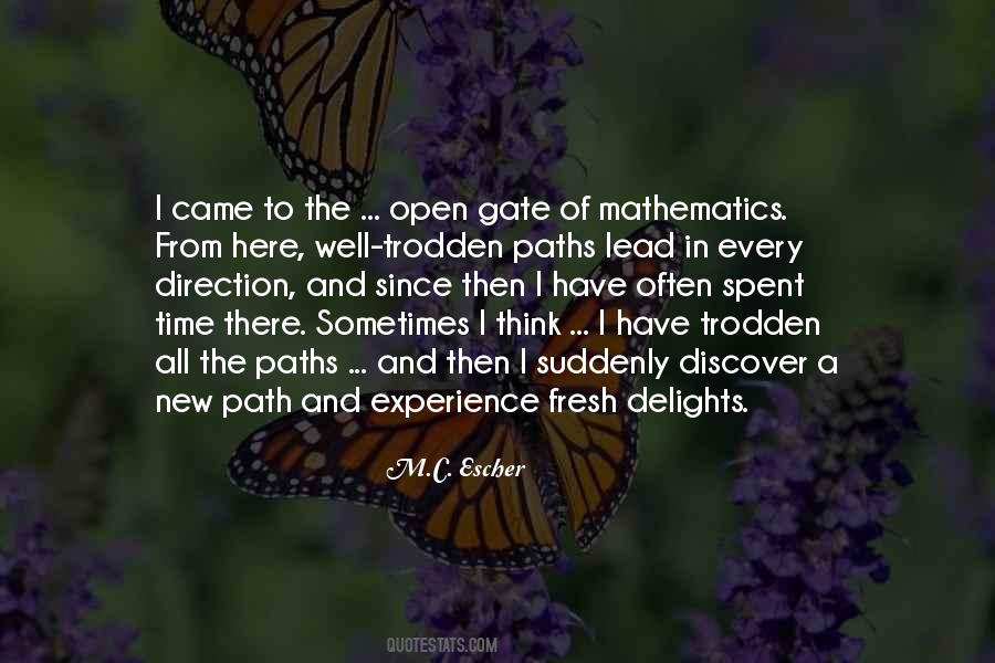 Discover A New Path Quotes #1213185