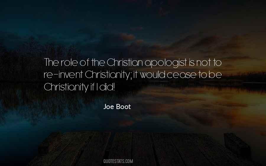 Christian Apologetics Quotes #1303546