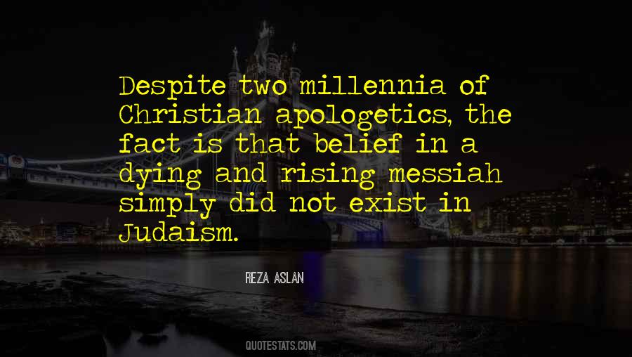 Christian Apologetics Quotes #144781