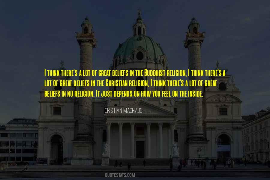 Christian Beliefs Quotes #1166236