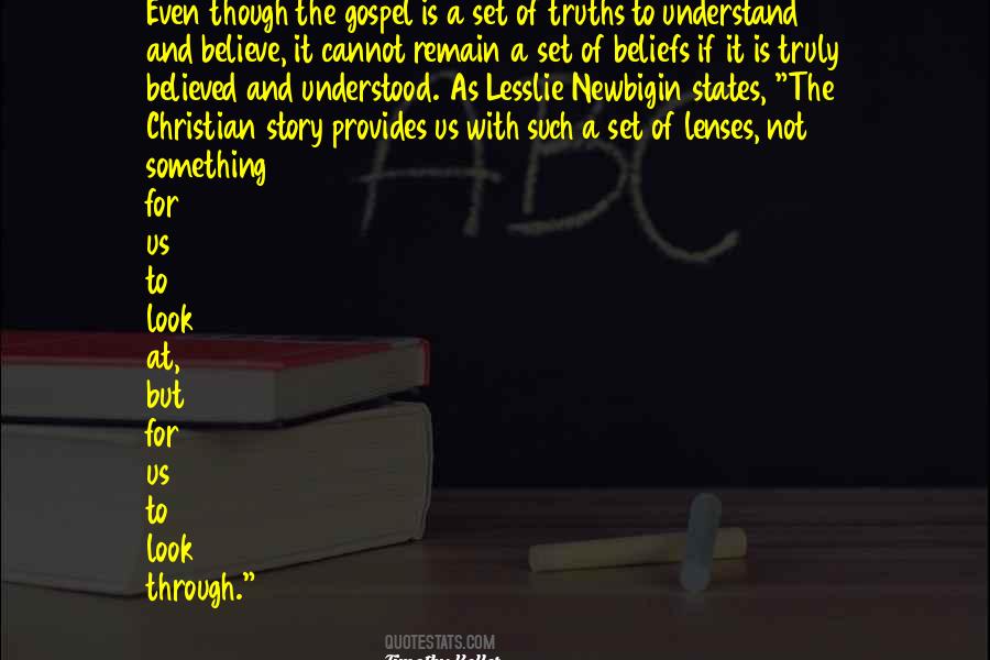 Christian Beliefs Quotes #334180