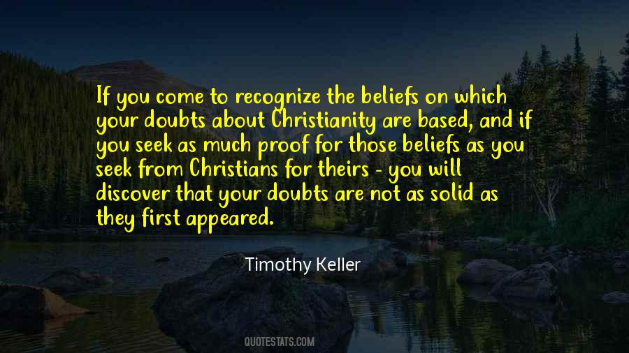 Christian Beliefs Quotes #886400