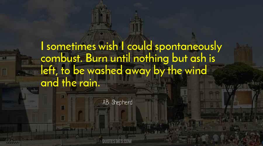 Rain Washed Quotes #1537408