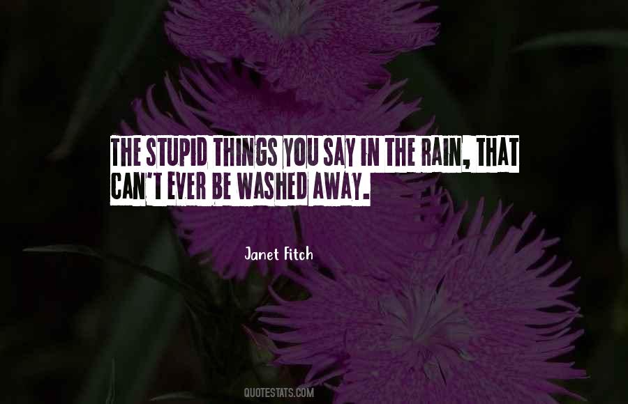 Rain Washed Quotes #465647