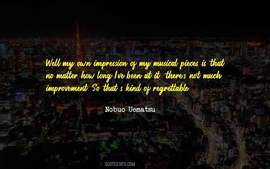 Uematsu Nobuo Quotes #656323