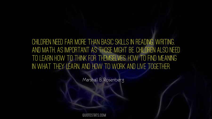 Math Skills Quotes #1773554