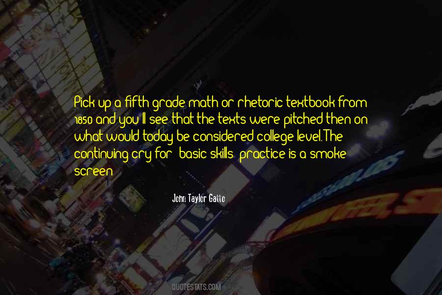 Math Skills Quotes #335912