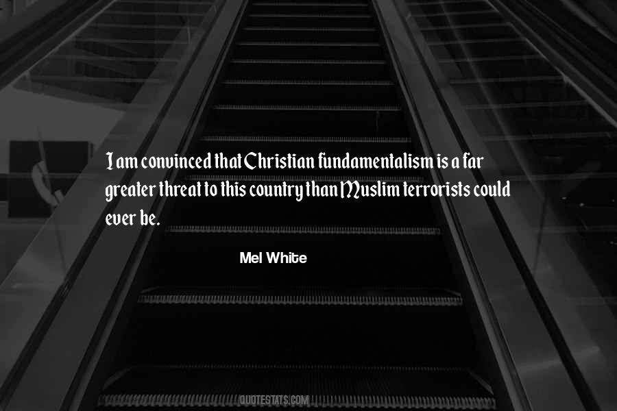 Christian Fundamentalism Quotes #114921