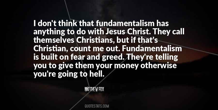 Christian Fundamentalism Quotes #1523569