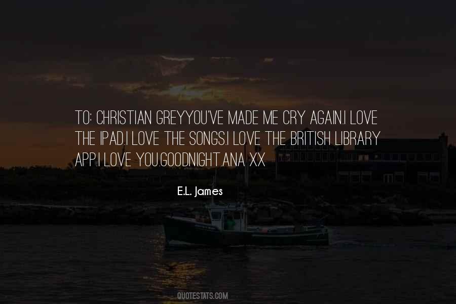 Christian Grey's Quotes #1033367