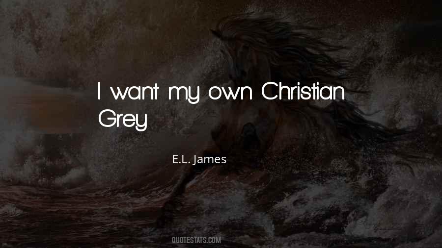 Christian Grey's Quotes #1207639