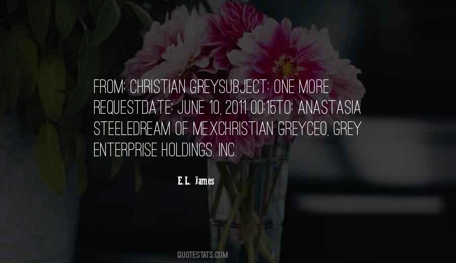 Christian Grey's Quotes #1569559