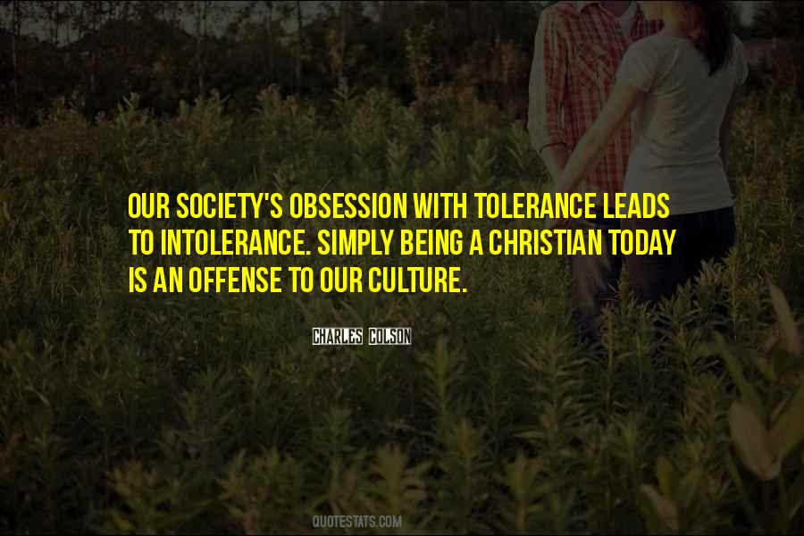 Christian Intolerance Quotes #1183015