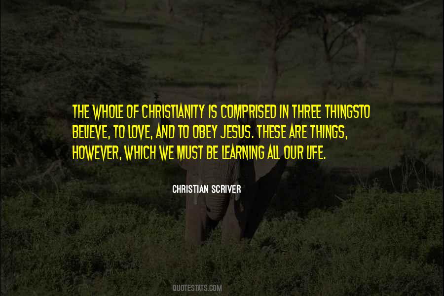 Christian Learning Quotes #357224