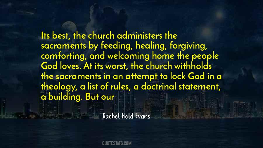 Home Church Quotes #1021588