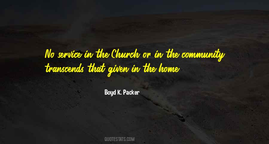 Home Church Quotes #566150