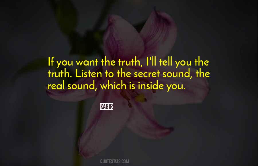 Quotes About The Real Truth #92134