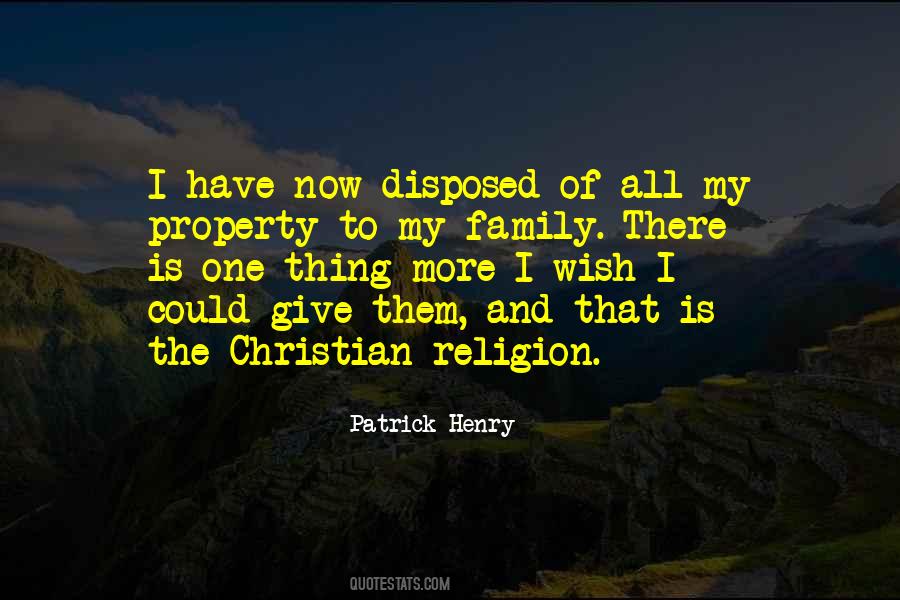 Christian Religion Quotes #1534638