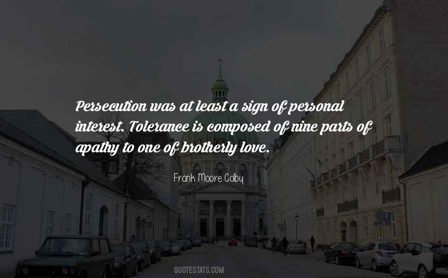 Love Tolerance Quotes #485151