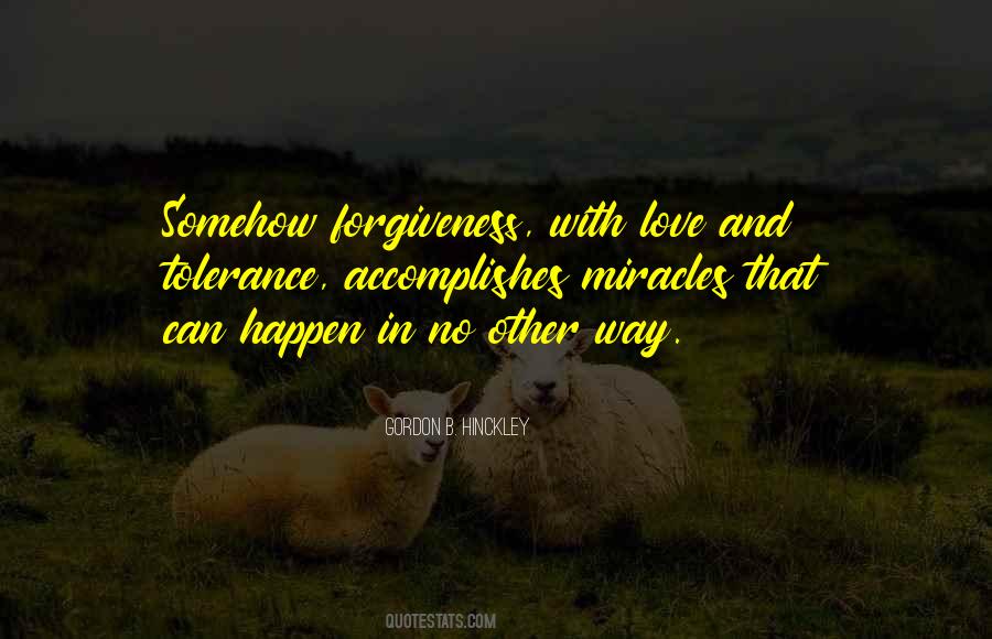 Love Tolerance Quotes #550272