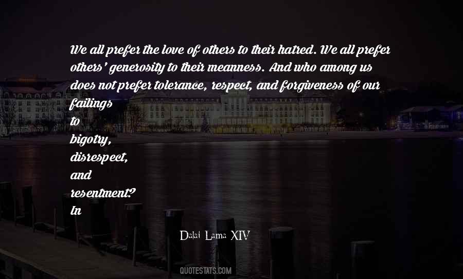 Love Tolerance Quotes #818147