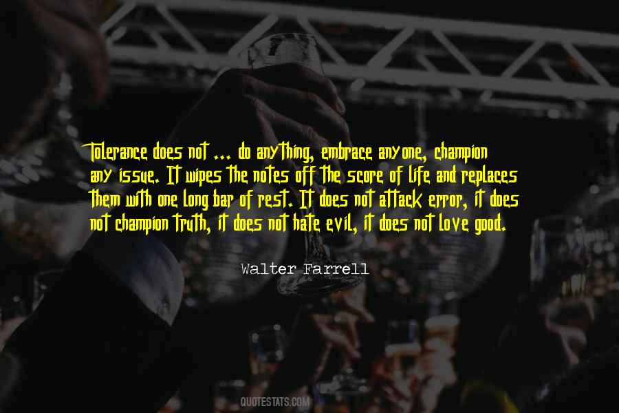 Love Tolerance Quotes #874902