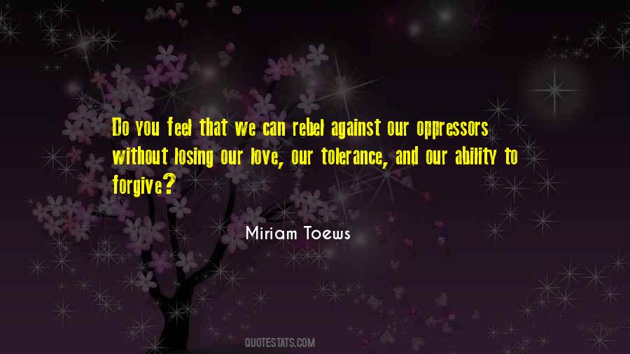 Love Tolerance Quotes #950900