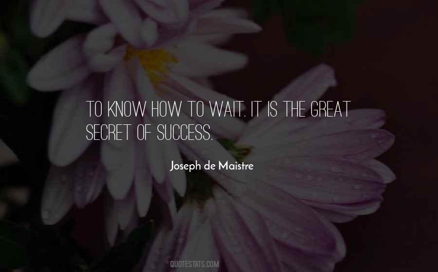 Patience Success Quotes #1528903