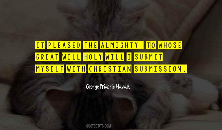 Christian Submission Quotes #417468