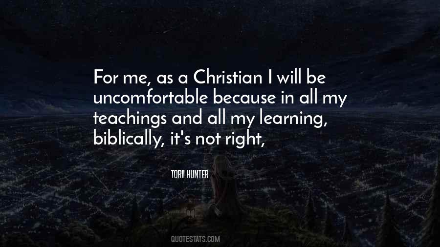 Christian Teaching Quotes #1067983