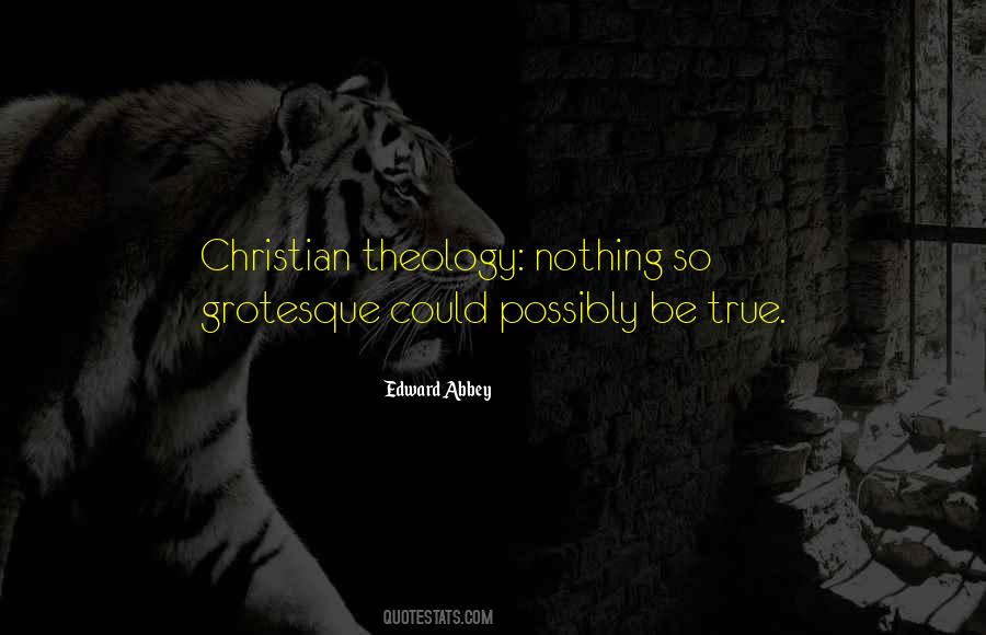 Christian Theology Quotes #1085544