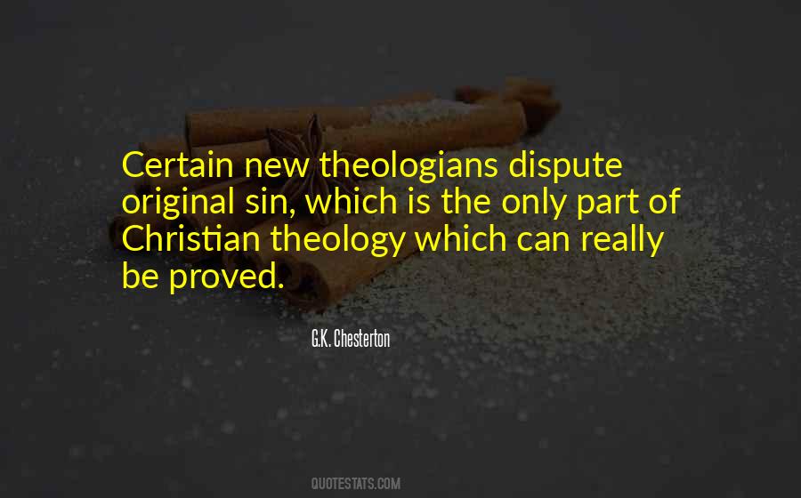 Christian Theology Quotes #820102