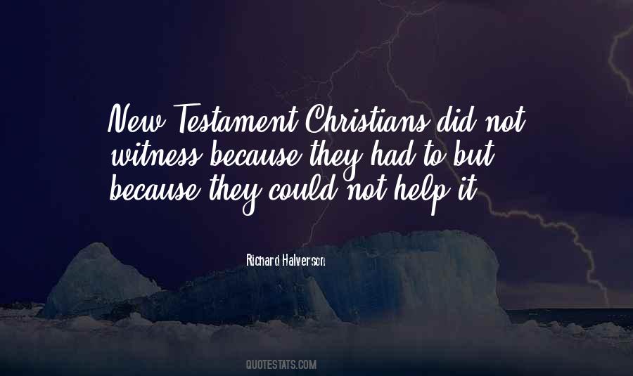 Christian Witness Quotes #1146369