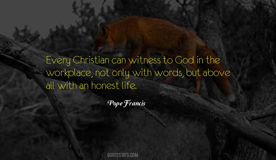 Christian Witness Quotes #1717254