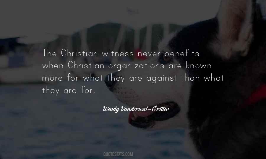 Christian Witness Quotes #1789159