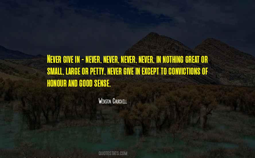 Never Give In Quotes #600232