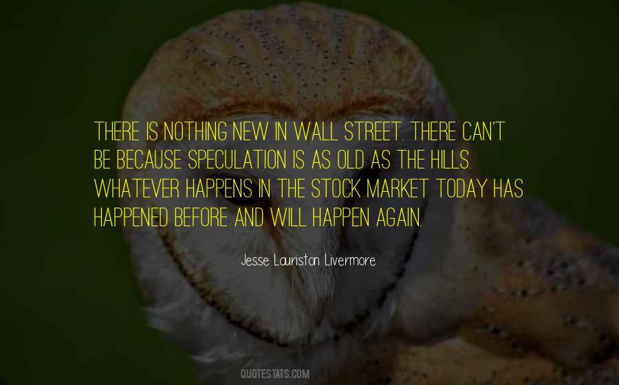 Over Speculation In The Stock Quotes #794659