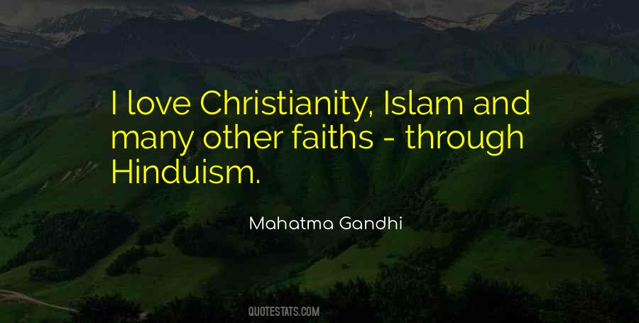 Christianity And Hinduism Quotes #1467996
